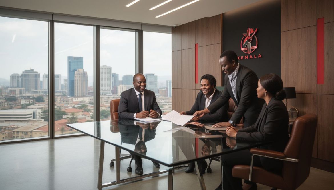 Mwenda Njagi & Co. Advocates team meeting to discuss professional excellence